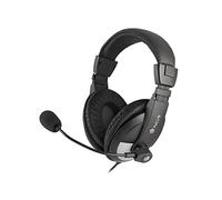NGS MSX9 PRO - Cuffia con Archetto Imbottito, con Controllo del Volume Fino a 20 Hz, con Microfono e Connessione JACK 3.5MM