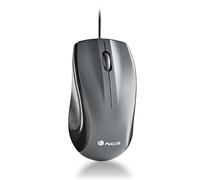 NGS MUSK - Mouse laser connessione USB, 1200 DPI, Ergonomia Ambidestra, 2 Pulsanti e Rotella di Scorrimento, Design Elegante, Installazione Plug and Play