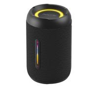 NGS Roller Furia 2 Tiny Black - Altoparlante portatile compatibile con tecnologia Bluetooth, impermeabile IPX7, 20 W, True Wireless, USB, 7 ore di durata della batteria, Nero
