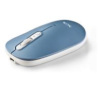 Ngs Shell Rb: Mouse Wireless Ricaricabile Multimodale e Silenzioso. 3 gusci intercambiabili. DPI regolabile: 1000/1200/1600. Rosa/blu/bianco.