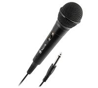 NGS Technology Microfono dinamico SINGER FIRE – cavo 3 m, jack 6,3 mm, pulsante On/Off