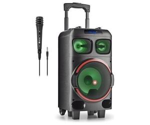 NGS Spekear Trolley portatile DJ Party Microfono RGB TWS 120W Nera cssa usb