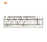 NGS Spike QWERTY ES tastiera USB Spagnolo Bianco