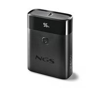 NGS Twix 10 - Caricatore portatile da 10000 mAh, 22,5 W, ricarica rapida PD 20 W, QC 18 W USB-C e USB-A, display LED preciso, design compatto e leggero, compatibile con iPhone Samsung, Xiaomi, Huawei