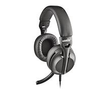 NGS VOX 805 Black - Cuffie stereo con microfono regolabile, adattatore USB-C e USB-A, cancellazione del rumore, controllo del volume, fascia imbottita, cavo da 2 m, plug and play, nero