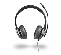 NGS VOX605 USB-C - Cuffie Stereo con Microfono Flessibile, USB-A incluso, Cancellazione del Rumore, Controllo del Volume, Fascia Rinforzata, Plug & Play per PC, Laptop, Tablet e Smartphone