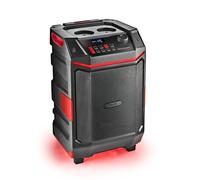 NGS Wild Bash - Altoparlante Bluetooth 5.4 Portatile 50 W RMS con Luci LED RGB, Batteria Ricaricabile Rimovibile, Impermeabile IPX6, Karaoke e Funzione di Trasmissione