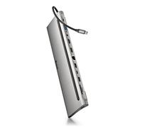 NGS Wonder Dock 12 - Hub USB 3.0 Type-C, Hub multiporta 12 in 1, Ricarica rapida Power Delivery, HDMI, VGA, RJ45, SD/TF, Ampia compatibilità (laptop, MacBook, cellulari), Compatto, 273x80x17mm