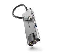 Ngs Hub Usb-C 4 Porte RJ 45 HDMI Usb-c Usb 3.0 Alluminio