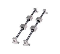NGSYWOQJDX 2 pezzi di guida lineare 8/10/12/16/20 mm guida lineare blocco cuscinetto(SK12-SCS12UU,200mm)