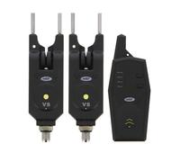 NGT 2PC WIRELESS ALARM & TRANSMITTER SET - ALARM CARPFISHING + SNAG BARS A2063