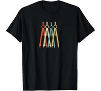 NGTDXZAES Vintage Retro Art Architect Architecture Gift Unisex T-Shirt Black L