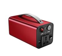 NGTFDCP Centrale elettrica Portatile, 2 Pezzi 180W Stazione di Alimentazione Portatile generatore Solare Banca di Emergenza for casa Campeggio,Power Station Portatileper Campeggio, Viaggio(Red,110v)