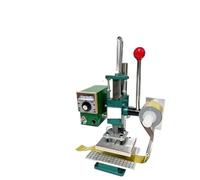 NGTFDCP Macchina per Stampa Macchina da Stampa Manuale per A Caldo con Logo in Pelle, Piegatura E Marcatura per Pelle, Stoffa, Legno(10 * 15cm)