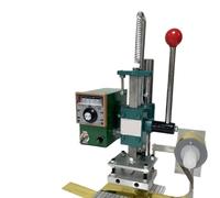NGTFDCP Macchina per Stampa Macchina da Stampa Manuale per A Caldo con Logo in Pelle, Piegatura E Marcatura per Pelle, Stoffa, Legno(8 * 10cm)