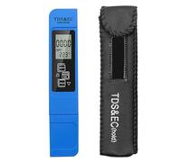 NGTFDCP Misuratore TDS, Digital Water Quality Tester EC Range 0-9990 Multifunctional Purity Temperature Temp PPPM,per Acqua Potabile(Blue with Backlight)