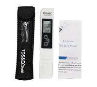 NGTFDCP Misuratore TDS, Misuratore di PH 0,01 for Tester qualità 'Acqua con intervallo misurazione 0-14 3 in 1 misuratore Temperatura TDS EC,per Acqua Potabile, Sistema RO/di, acquari ECC.(TDS Meter)