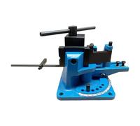 NGTFDCP Piegatrice per anelli, Macchina Piegatubi Per Tubi Metallici, Leva Staccabile Manuale, Angolo Piatto Tondo Caldo E Freddo Acciaio 120-gradi Universale per anelli fai da te