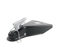 NGTFDCP Rimorchio con Attacco, Il Connettore del Gancio di Traino 5000Ibs Si Adatta agli Accessori per Camper con Parti per Nere A Sfera da 2 Pollici,per Caravan, Camper(Black)