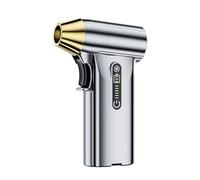 NGTFDCP Soffiatore per auto, Aspiratore Di Polvere, Potente Ventilatore Turbo Jet Portatile, Soffiatore Ricaricabile,Alta potenza di aspirazione(Silver)