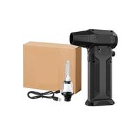 NGTFDCP Soffiatore per auto, Mini Ventilatore Turbo Jet Elettrico, Aspiratore Di Polvere, Velocità Del Regolabile, Pulizia Del Computer 'auto,Alta potenza di aspirazione(Black2)