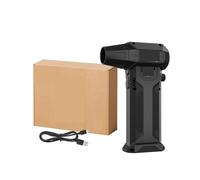 NGTFDCP Soffiatore per auto, Mini Ventilatore Turbo Jet Elettrico, Aspiratore Di Polvere, Velocità Del Regolabile, Pulizia Del Computer 'auto,Alta potenza di aspirazione(Black 1)