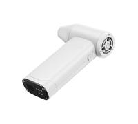 NGTFDCP Soffiatore per auto, Ventilatore Elettrico Turbojet, Potente Ventilatore Ad Alta Velocità, Asciugacapelli Ad Alta Velocità, Mini Ventilatore Portatile,Alta potenza di aspirazione(White)