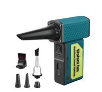 NGTFDCP Soffiatore per Foglie, Soffiatore per Foglie da 1000000 Giri/min. Ventilatore Turbo Senza Spazzole Super Potente Fili Tipo -C Pistola A Ricaricabile 52 M/s,per la Pulizia del Patio(Blue)