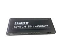 NGTFDCP Stazione di Ricarica USB, Interruttore HDMI 4K 3x1 60Hz Telecomando