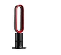 NGTFDCP Ventilatore a torre, Raffreddatore riscaldatore purificatore d'aria a torre con ventola senza lama per l'ufficio della(Red)