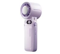 NGTFDCP Ventilatore portatile portatile, Fold Handheld Fan Strong Wind Portable Outdoor Handheld Fold Fan per viaggi(Purple)