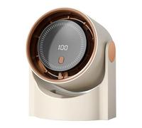 NGTFDCP Ventilatore portatile portatile, Ventilatore Portatile Senza Pale A 100 Livelli, Ricaricabile Tramite USB, Ad Alta Velocità, For Campeggio, Escursionismo per viaggi(Gray)