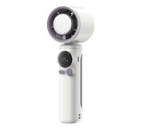 NGTFDCP Ventilatore portatile portatile, Ventilatore turbo portatile portatile, potente raffrescatore d'aria, ventilatore for ufficio e casa per viaggi(White)