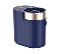 NGTFDCP Ventilatore portatile, Ventilatore Portatile Con Clip Da Cintura Ricaricabile Tramite USB, Potente Flusso D'aria, For Viaggi Di Lavoro All'aperto per il campeggio(Navy blue)