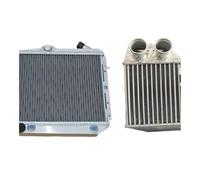 NGYBSFHxsr 2 Rows Aluminum Radiator, Compatible For Renault 9/11 Super 5 R5 GT Turbo C-type 1.4L B/C37 B/C40 L42 AT/MT 1981-1991(A)