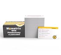 NHA Phlebotomy Study Cards 2024-2025: NHA Phlebotomy Exam Prep and Practice Test Questions [Full Color Cards]