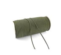 NHAUOPCA 20 Metri di Corda Elastica in Gomma da 3 mm e 6 mm, Nastro per Cucire Multiuso per Fascia per Capelli, Accessori per Indumenti Fai da Te,Verde Militare,3mm