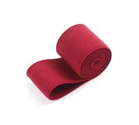 NHAUOPCA Elastico Decorativo da 6 Metri e 4 cm, Elastico in Nylon colorato per Abbigliamento, Maglieria e Accessori per Cucito Fai da Te,Vino Rosso,40mm