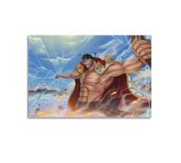 NHDERYBNF One Piece Edward Newgate - Poster decorativo da parete su tela, stampa artistica moderna, per camera da letto, 30 x 45 cm