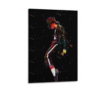 NHDERYBNF Poster decorativo da parete con il cantante Michael Jackson, stampa artistica su tela, poster decorativo moderno per camera da letto, 30 x 45 cm