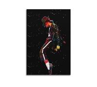 NHDERYBNF Poster decorativo da parete con il cantante Michael Jackson, stampa artistica su tela, poster decorativo moderno per camera da letto, 40 x 60 cm