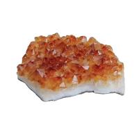 NHDVDVAV Citrino Naturale Custers Cristallo curativo Quarzo Cluster Punto Druzy Chakra Reiki Campione Collezione Minerale Decorazione Regalo,About 600g