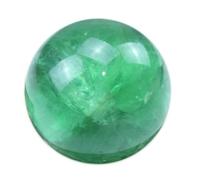 NHDVDVAV Piccola Sfera di Cristallo di Fluorite Verde, Sfera di Cristalli Naturali, Sfera di Pietre preziose Feng Shui per Decorazioni Natalizie per la casa, per Matrimoni, uffici,80mm