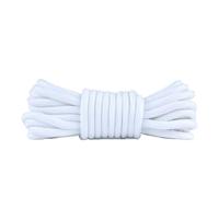 NHEISSCF 2 Paia Lacci Rotondi in Poliestere Solido for Scarponi da Trekking e Scarpe Sportive Esterno in Lunghezze 70 90 120 150 Cm(White,120cm)
