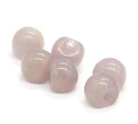NHEISSCF Bottoni di Perle, 20 Pezzi 10/12 mm Colorati Bottoni di Perle Carini for Bambini, Decorazioni Fatte a Mano for Cucire Camicie(Gray,10mm 20pcs)