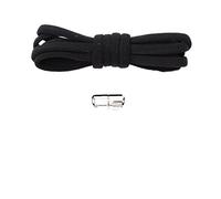NHEISSCF Lacci for Scarpe Elastici for da Ginnastica No Tie rapidi Rotondi Bambini Adulti Taglia Unica(Black)