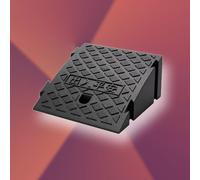 NHEISSCF Rampa di Accesso al marciapiede, Rampe for marciapiedi di Piccole Dimensioni, Rampe for capannoni, Rampe di riduzione in plastica for passeggini e sedie a rotelle.(Black,25x27x7 cm)
