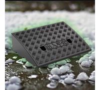 NHEISSCF Rampa di Accesso al marciapiede, Rampe Portatili for vialetti da 2", 5", 4", for gradini for sedie a rotelle, deambulatori, passeggini, Scooter(Black,50x37x15 cm)