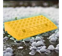 NHEISSCF Rampa di Accesso al marciapiede, Rampe Portatili for vialetti da 2", 5", 4", for gradini for sedie a rotelle, deambulatori, passeggini, Scooter(Yellow,50x22x5 cm)