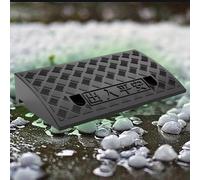 NHEISSCF Rampa di Accesso al marciapiede, Rampe Portatili for vialetti da 2", 5", 4", for gradini for sedie a rotelle, deambulatori, passeggini, Scooter(Black,50x27x8cm)